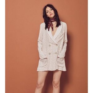 SOLD For love and lemons bianca cream blazer dress